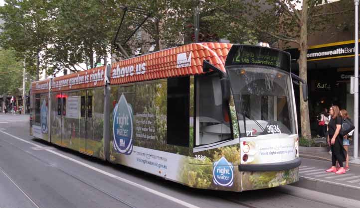 Yarra Trams Combino right water 3536